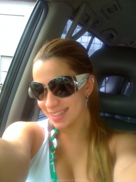 Pretty teen posing for selfies - #1