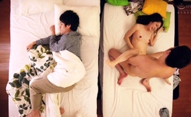 Petite Oriental Babe Enjoying A Hardcore Cuckold Threesome