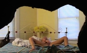 Stunning Blonde Teen Caught On Hidden Cam Pleasing Herself
