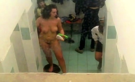 Mature Brunette With Big Hooters Gets Naked On Hidden Cam