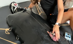 Dominant Babe Knows Exactly How To Punish A Cock And Balls