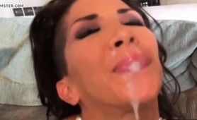 Amateur Stepsister Cumshots Compilation 04
