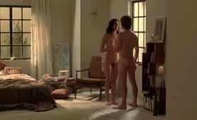 Vintage Couple Enjoying Wild Passionate Sex On The Bed