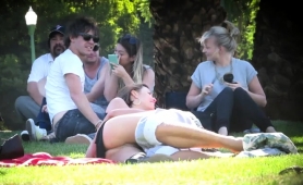 Naughty Amateur Teen Has Fun With Her Boyfriend In The Park