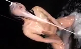 Nasty Asian Bukkake Lover Fingers Her Fiery Snatch To Orgasm